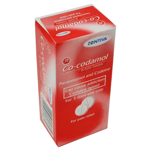 Buy Co-Codamol 8/500mg Tablets - 32 Tablets