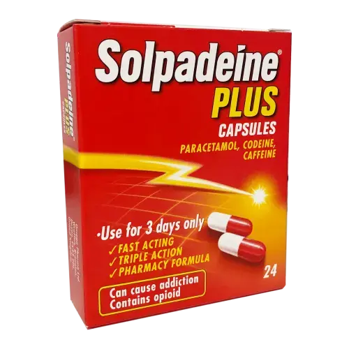 Buy Solpadeine Plus Capsules - 24 Capsules