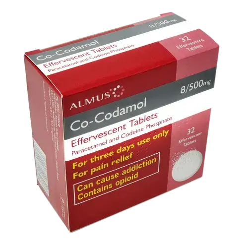Buy Co-Codamol 8/500mg Effervescent Tablets - 32 Tablets