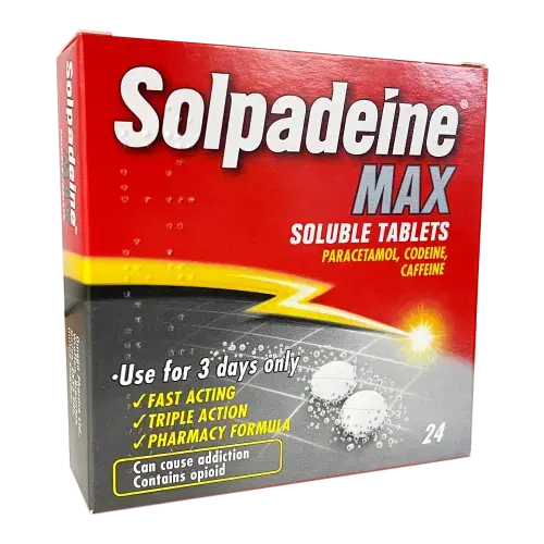 Buy Solpadeine Max Soluble Tablets - 24 Tablets